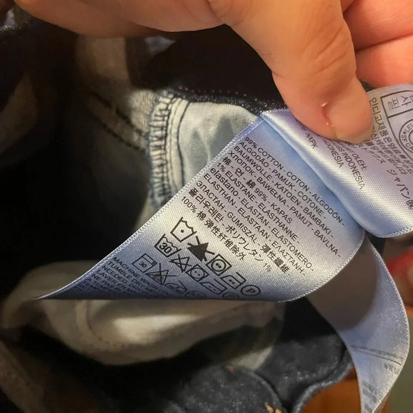 LEVIS 505 STRAIGHT DARK WASH JEANS - Picture 4 of 4